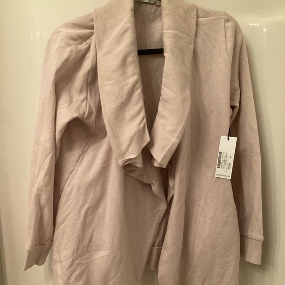 Dex DRAPED ZIP CARDIGAN Sz M - Picture 2 of 8